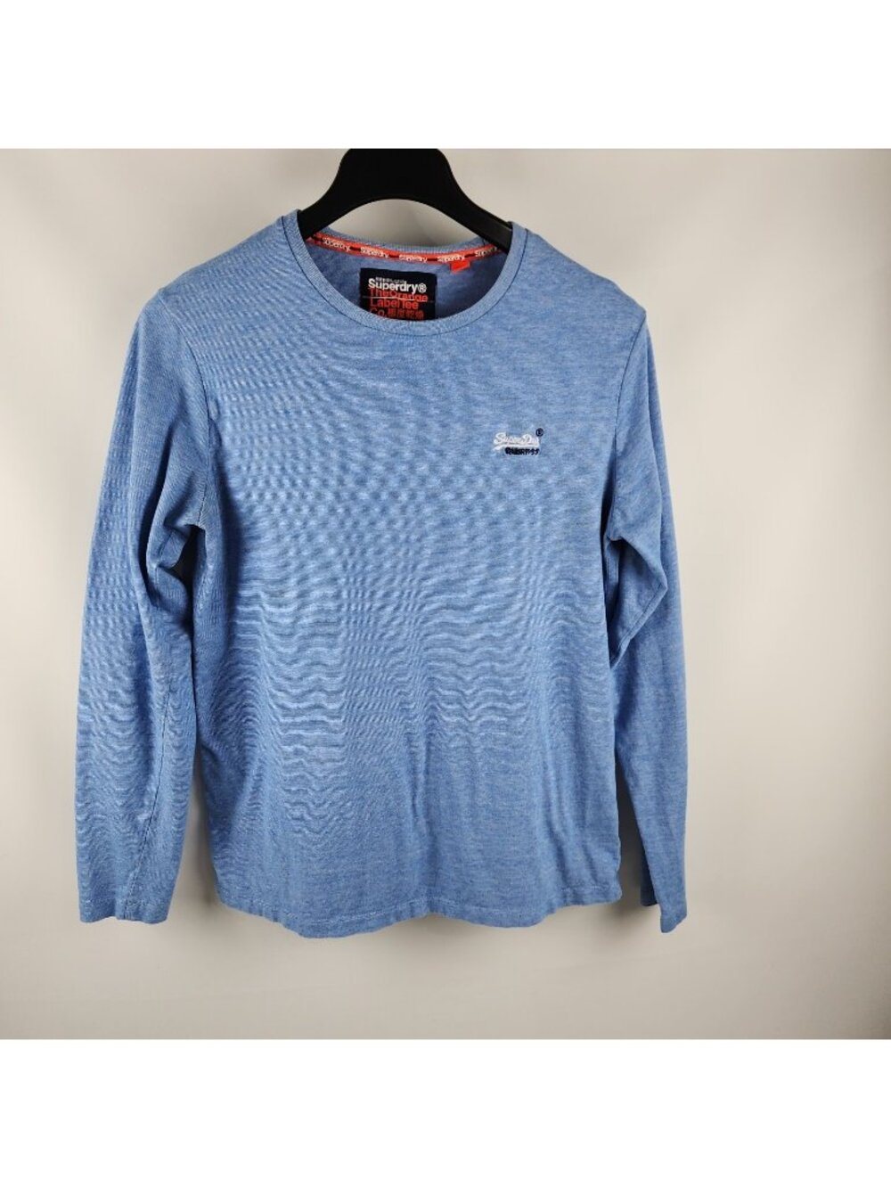The Superdry Shirt Mens XL Blue Heathered The Orange Label Tee L/S